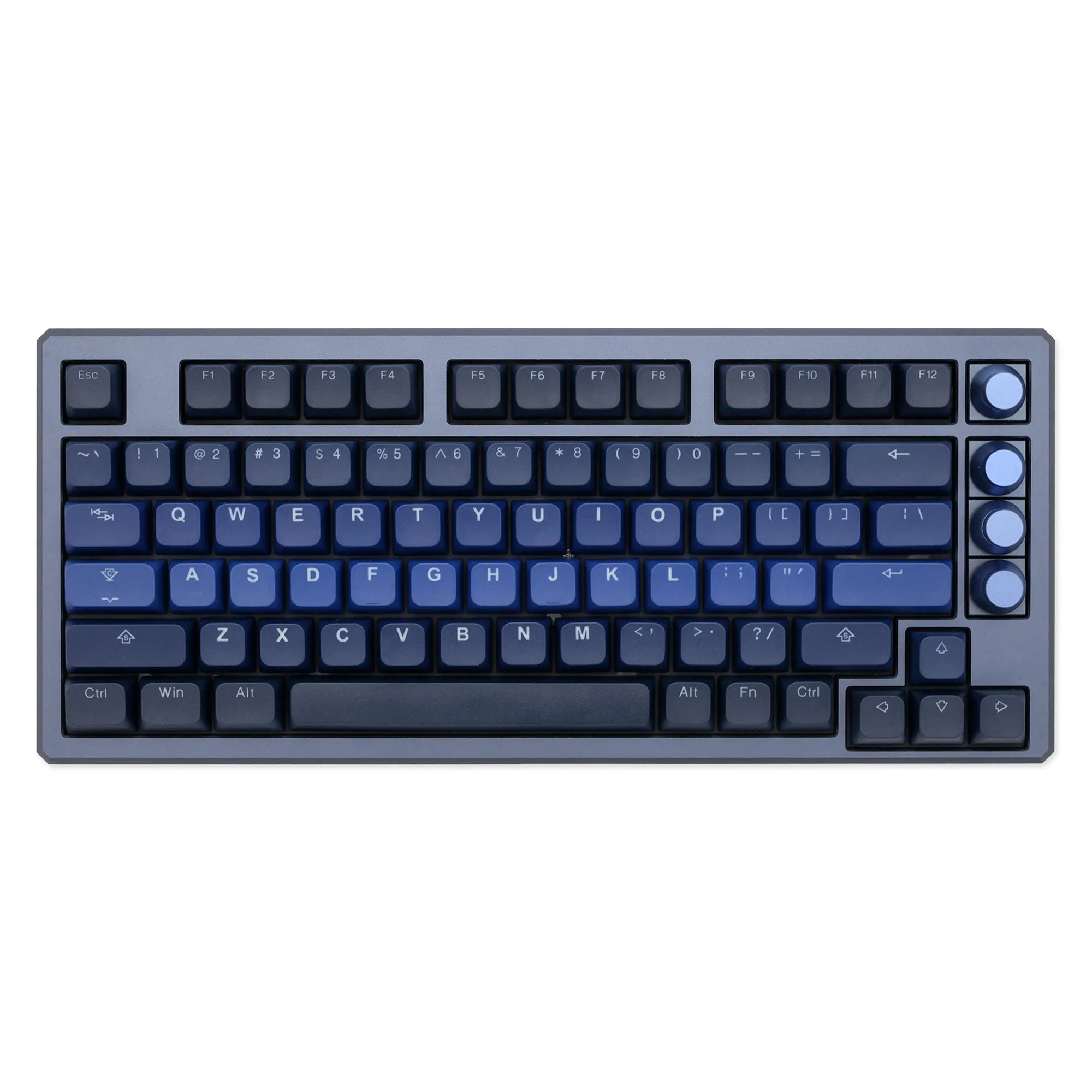 Taihao Deep Galaxy BOBO Profile ABS Doubleshot keycaps for diy gaming mechanical keyboard bobo profile 1.75u shift Alice Blue