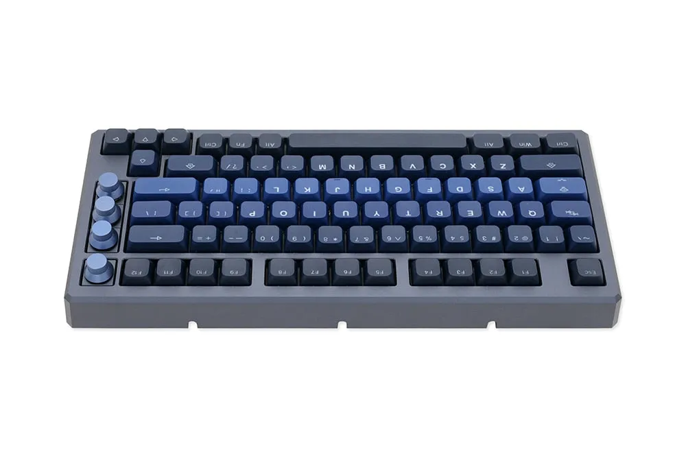 Taihao Deep Galaxy BOBO Profile ABS Doubleshot keycaps for diy gaming mechanical keyboard bobo profile 1.75u shift Alice Blue