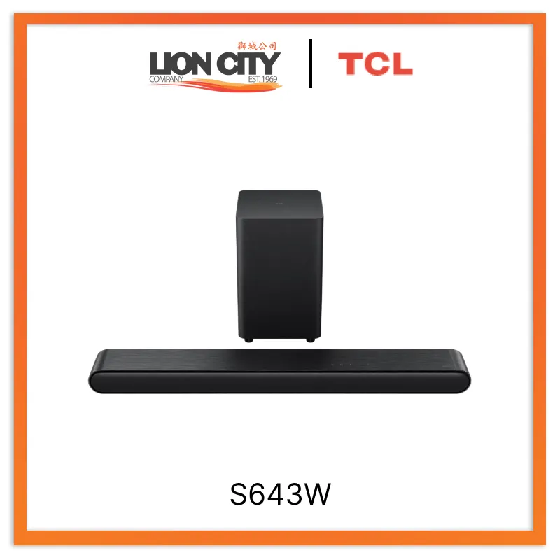 TCL S643W 3.1ch Soundbar