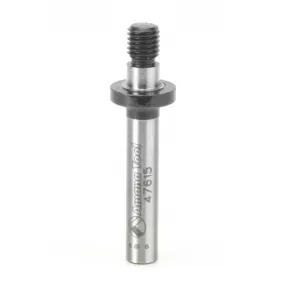 Threaded Arbor for Screw Type Mortising Cutters | 1⁄4-28 NF Dia x 15⁄32 Height x 1⁄4"Shank | 47615 | 738685476154