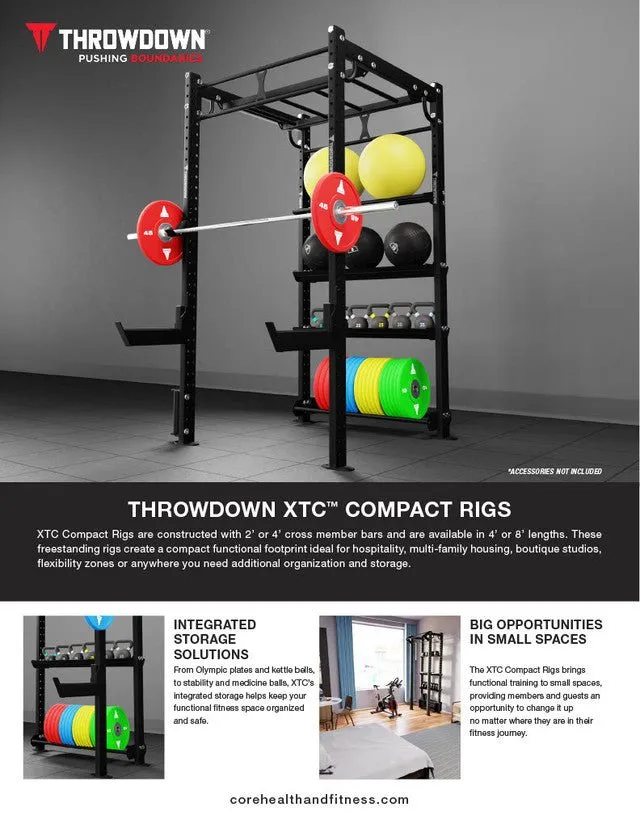 THROWDOWN XTC, CORE, FREE STAND, 6X6 (CROSSMEMBER), BLACK