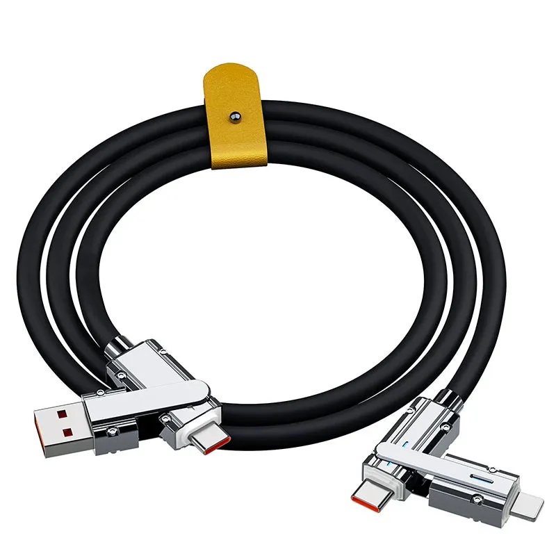 USB charging cable|4 In 1 120W USB Type C to Type C IOS Cable