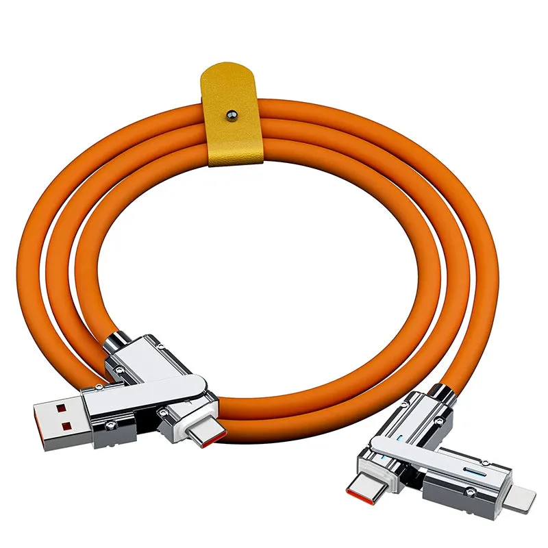 USB charging cable|4 In 1 120W USB Type C to Type C IOS Cable