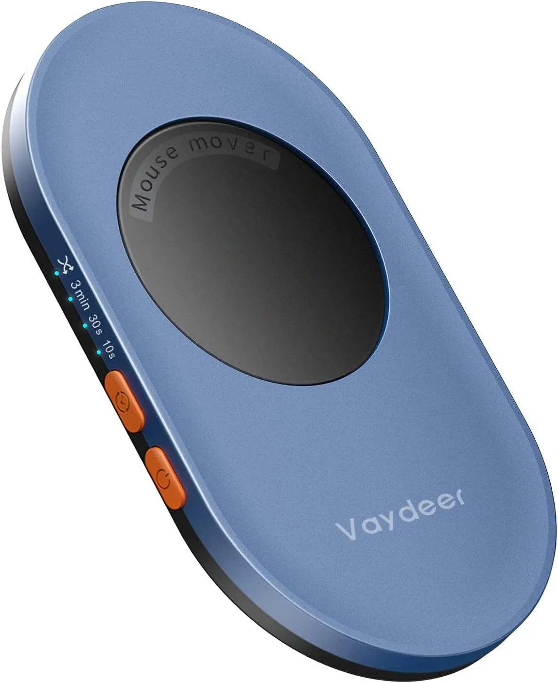 Vaydeer Ultra Slim Mouse Mover, Air 3 Mouse Jiggler with Adjustable Interval Timer, Undetectable & Noiseless, Simulates Realistic Mouse Movement, Driver-Free, Keeps PC Active, Gift Ideal for Fathers