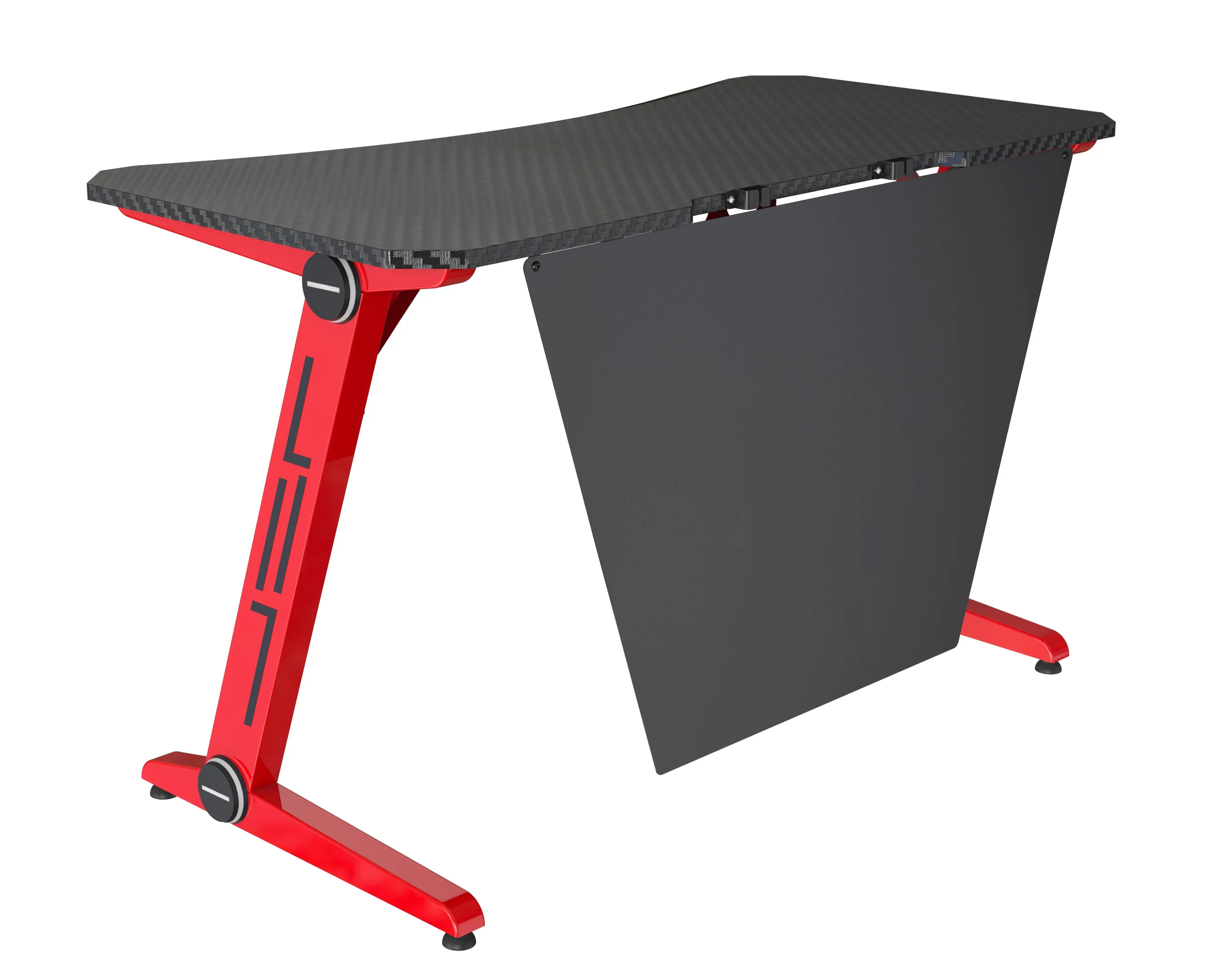 Z-SHAPE SERIES/ ES03 GAMING DESK(BLACK & RED)