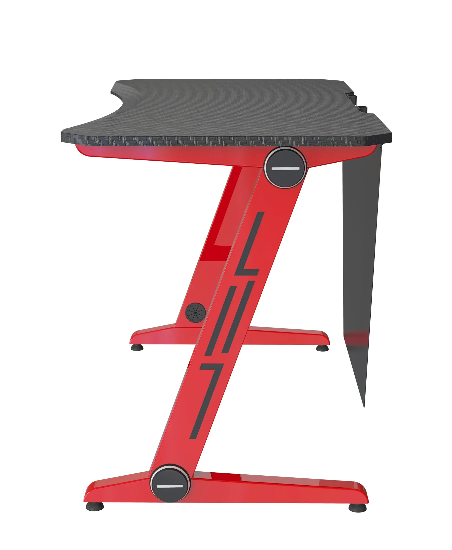 Z-SHAPE SERIES/ ES03 GAMING DESK(BLACK & RED)