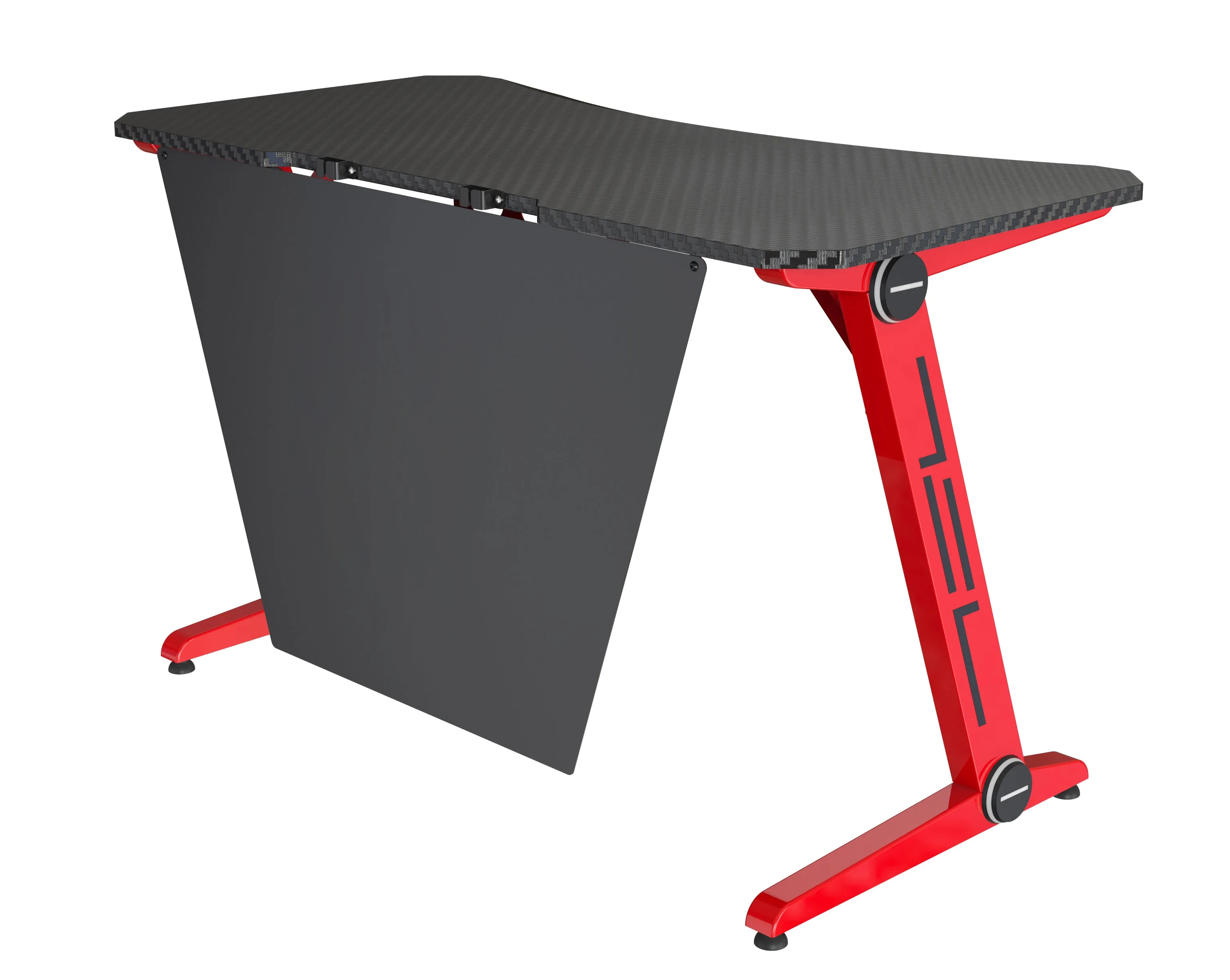 Z-SHAPE SERIES/ ES03 GAMING DESK(BLACK & RED)